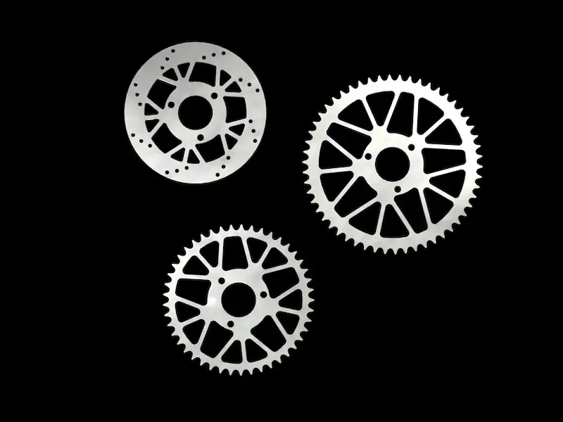 Chain Sprocket and Brake Rotor
