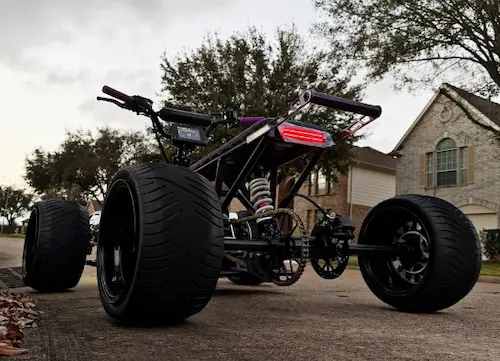 Custom Purple Electric Quad for Sale