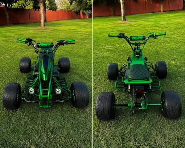 Green Custom Mini Quad for Sale | Performance Mini ATV