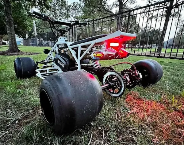 Tested Ride White Mini Quad for Sale