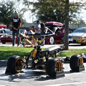 Gold Mini Quad Bike Big Tires